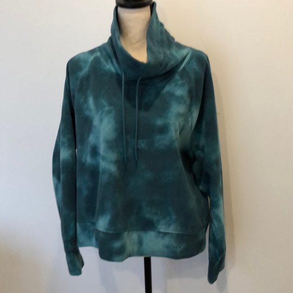 Old Navy Teal Cowl Neck Sweater - Picture 3 of 8